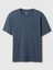 Erkek Koyu Mavi Original Cepli T-Shirt 5