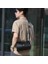 Hakiki Deri Erkek Çantası 2024 Yeni Moda Omuzdan Askili Çanta Büyük Kapasiteli Geniş Omuz Askısı Crossbody Çanta Ilk Katman Inek Derisi Yastık Çantası (Yurt Dışından) 3