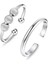 F-Gümüş Tarzı Anksiyete Halkası Fidget Boncukları Fidget Ring Er Tek Bobin Spiral Fidget Yüzük Boncukları Kız Kadınlar Için Serbestçe Döndür Anti Stres Oyuncak (Yurt Dışından) 1