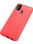 Samsung Galaxy M31 Kılıf Focus Derili Silikon - Kırmızı 300099 2