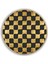 Gold Desen Yuvarlak Cam Tablo 3