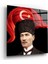 Atatürk ve Bayrak Cam Tablo 1
