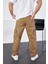 Little Cup Jeans Co  Erkek Camel Baggy Fit Rahat Kalıp Kargo Pantolon 3