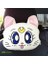 1 Yastık Beyaz Tarzı Peluş Kitty Araba Yastıkları Luna Kedi Koltuk Boyun Desteği Araba Kafalık Yastığı Oto Boyun Dayanağı Yastığı Iç Araba Aksesuarları (Yurt Dışından) 1