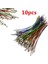 Mavi 150X1,5MM Stili Çok Renkli Paslanmaz Çelik Tel Kablo Halat Edc Bagaj Vidası Kilit Halkası Anahtar Anahtarlık Döngü Daire Asmak Anahtarlık Zincir Etiketi (Yurt Dışından) 2