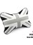 Gri Ingiltere Stili Union Jack Araba Koltuğu Boyun Yastık Dekorasyon Kafalık Desteği Dinlenme Mını Cooper Countryman F54 F55 F56 R60 Aksesuarları Iç (Yurt Dışından) 1