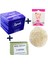 Krem Set Zeytinyağı Defneli Sabun Yüz Temizleme Pedi (Loofah Pon Pon) 30 Ml. 1