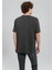 M0612008-70090 Koyu Gri Erkek Loose Mavi Jeans T-Shirt 4