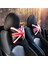 Siyah ve Kırmızı 1 Pc Stili 1 Adet Araba Yastık Boyun Kafalık Bmw Mını Cooper Için Pu Deri Evrensel Kafa Dinlenme Minderi Ped Oto Styling Aksesuarları Pamuk (Yurt Dışından) 2