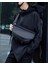 Tek Omuz Moda Erkek Motosiklet Crossbody Çanta 2024 Yeni Çok Fonksiyonlu Göğüs Çantası Manyetik Toka Çok Bölmeli Bel Çantası (Yurt Dışından) 3