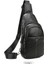 Yeni Rahat Erkek Hakiki Deri Çanta Göğüs Çantası Ilk Katman Inek Derisi Crossbody Çanta Erkek Retro Omuz Çantası (Yurt Dışından) 5