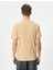 4Sam10272Hk 057 Bej Erkek Pamuk Jersey Kısa Kollu Basic T-Shirt 4