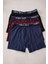 Renkli Erkek Çocuk Desenli Boxer 3'lü Paket Pamuklu Likralı 1