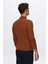 Slim Fit Tarçın Fitilli Pamuk Karışımlı Yarım Balıkçı Dar Kesim Vücudu Saran Triko Kazak 5HF06ORT64100 4