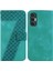 Tecno Pova 3 Flip Folio Kapak Için Telefon Kılıfı Pu Deri Kabartmalı Desen (Yurt Dışından) 1