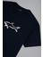 Erkek Marka Logolu Pamuklu Normal Kalıp Günlük Lacivert T-Shirt 24411085-013 4