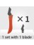 1 Bıçak Stili ile 1 Set Tungsten Çelik Kanca Bıçak Profesyonel Seramik Karo Boşluk Harç Sökücü Eski Harç Temizleme Temizleyici Inşaat El Alet Takımı (Yurt Dışından) 1