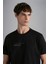 Erkek Marka Logolu Pamuklu Normal Kalıp Günlük Haki T-Shirt 24411053-011 3