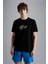 Erkek Pamuklu Regular Fit Yuvarlak Yaka Siyah T-Shirt 24411041-011 1