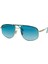 Uomo C4 58 Erkek Aviator Altın Metal Güneş Gözlüğü 1