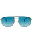 Uomo C4 58 Erkek Aviator Altın Metal Güneş Gözlüğü 2