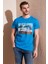 Baskılı Bisiklet Yaka % 100 Pamuklu Slim Fit T Shirt Erkek T Shirt 541Yelken24 1