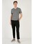 Pamuklu V Yaka Slim Fit T Shirt Erkek T Shirt 5902122 2