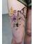 Kurt ve Çiçek Geçici Dövme Tattoo 1