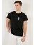 Pamuklu Slim Fit Bisiklet Yaka T Shirt Erkek T Shirt 541CHANGE24 4