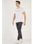 Pamuklu Slim Fit Bisiklet Yaka T Shirt Erkek T Shirt 541BALANCE 3