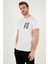 Bisiklet Yaka % 100 Pamuk Slim Fit T Shirt Erkek T Shirt 541QUINT 1