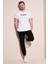 Pamuklu Slim Fit Bisiklet Yaka T Shirt Erkek T Shirt 541PERSPECTIVE 2