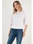Pamuklu Oversize Bisiklet Yaka T Shirt Bayan T Shirt 5864562 1