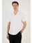 Apaş Yaka Kısa Kollu Regular Fit Gömlek Erkek Gömlek CF24S117842 3