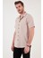 Regular Fit Apaş Yaka Kısa Kollu Gömlek Erkek Gömlek CF24S117927 4