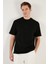 Pamuklu Relaxed Fit Sıfır Yaka T Shirt Erkek T Shirt 5902702 5