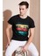 Pamuklu Slim Fit Bisiklet Yaka T Shirt Erkek T Shirt 541CALIFORNIA24 1