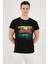 Pamuklu Slim Fit Bisiklet Yaka T Shirt Erkek T Shirt 541CALIFORNIA24 2