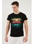 Pamuklu Slim Fit Bisiklet Yaka T Shirt Erkek T Shirt 541CALIFORNIA24 3