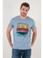 Pamuklu Slim Fit Bisiklet Yaka T Shirt Erkek T Shirt 541CALIFORNIA24 1