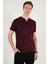 % 100 Pamuklu V Yaka Slim Fit T Shirt Erkek T Shirt 5902122 3