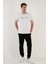 Bisiklet Yaka % 100 Pamuklu Slim Fit T Shirt Erkek T Shirt 541UNEXPLORED24 3