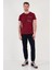 Bisiklet Yaka % 100 Pamuklu Slim Fit T Shirt Erkek T Shirt 541REWORK 3