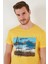 Baskılı Bisiklet Yaka % 100 Pamuklu Slim Fit T Shirt Erkek T Shirt 541YELKEN24 4