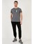 Pamuklu Slim Fit Bisiklet Yaka T Shirt Erkek T Shirt 541CHANGE24 3