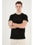 Basklı Bisiklet Yaka % 100 Pamuklu Slim Fit T Shirt Erkek T Shirt 541GET 2