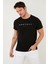 Baskılı Bisiklet Yaka Pamuklu Slim Fit T Shirt Erkek T Shirt 541DPRTMNT24 2