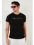 Baskılı Bisiklet Yaka Pamuklu Slim Fit T Shirt Erkek T Shirt 541DPRTMNT24 3
