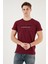 Basklı Bisiklet Yaka % 100 Pamuklu Slim Fit T Shirt Erkek T Shirt 541GET 2