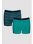 Erkek Stripe Çok Renkli 2li Boxer 1